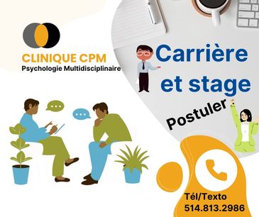 Carrière en psychologie Repentigny. Stage psychologie Repentigny. UQAM, QUAT, Psychologue Repentigny