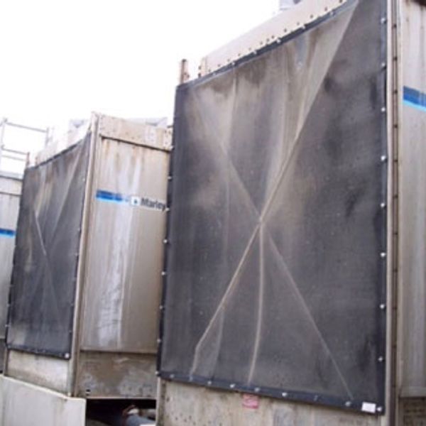 Large cooling tower air filter screen