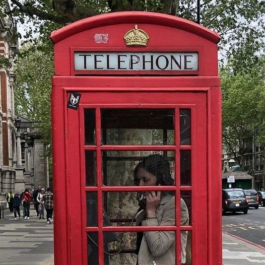 London, phone, phone call, communication, phone booth
