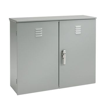 CT Cabinet, Vented Double-Door, Type 3R used for mounting instrument current transformer, have a wel