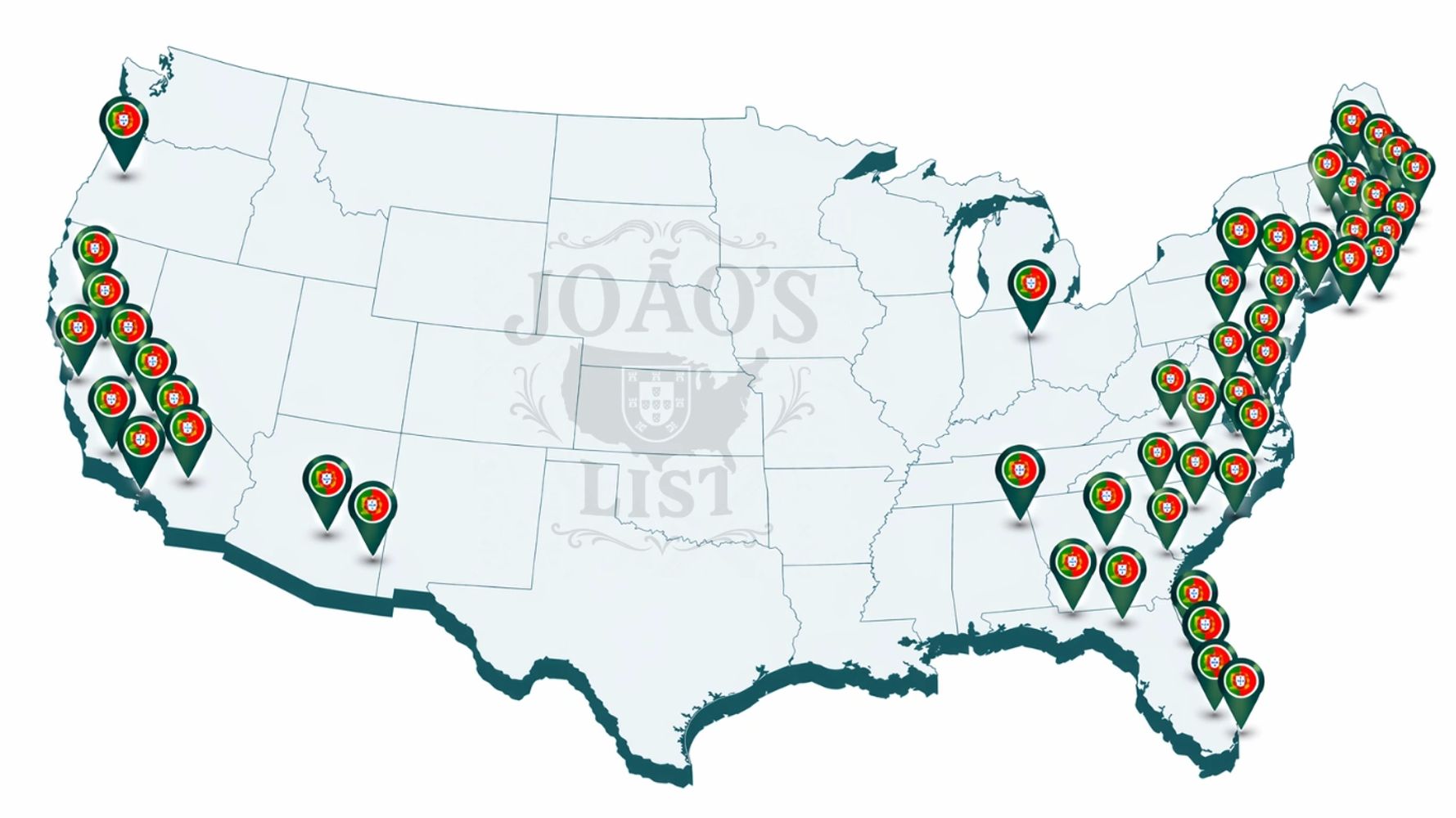 Joao's List Map 