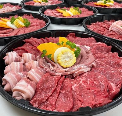 Wagyu Korean BBQ platter