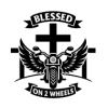 Blessed on 2 Wheels Logo