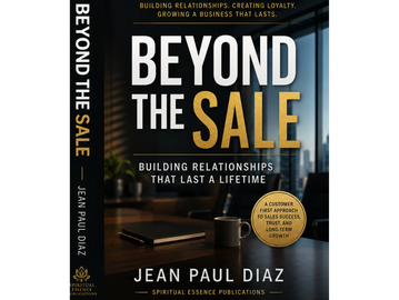 Book cover titled 'Beyond the Sale' by Jean Paul Diaz.