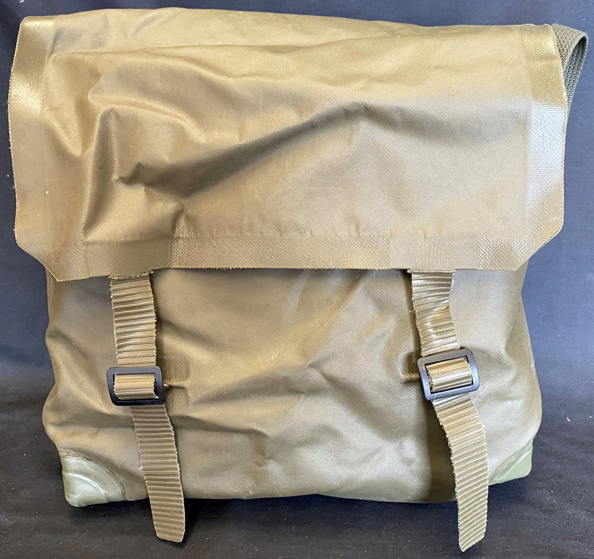 Dutch Army Military Olive Green Field Combat Side Bag Pack