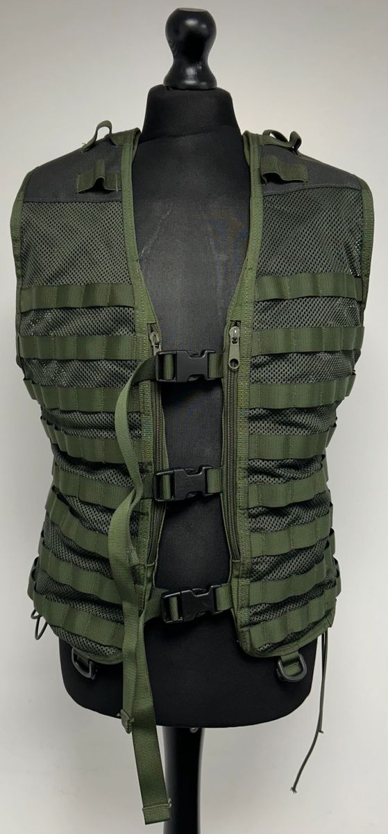 Dutch Military Issue Green MOLLE Modular Webbing Platform Vest