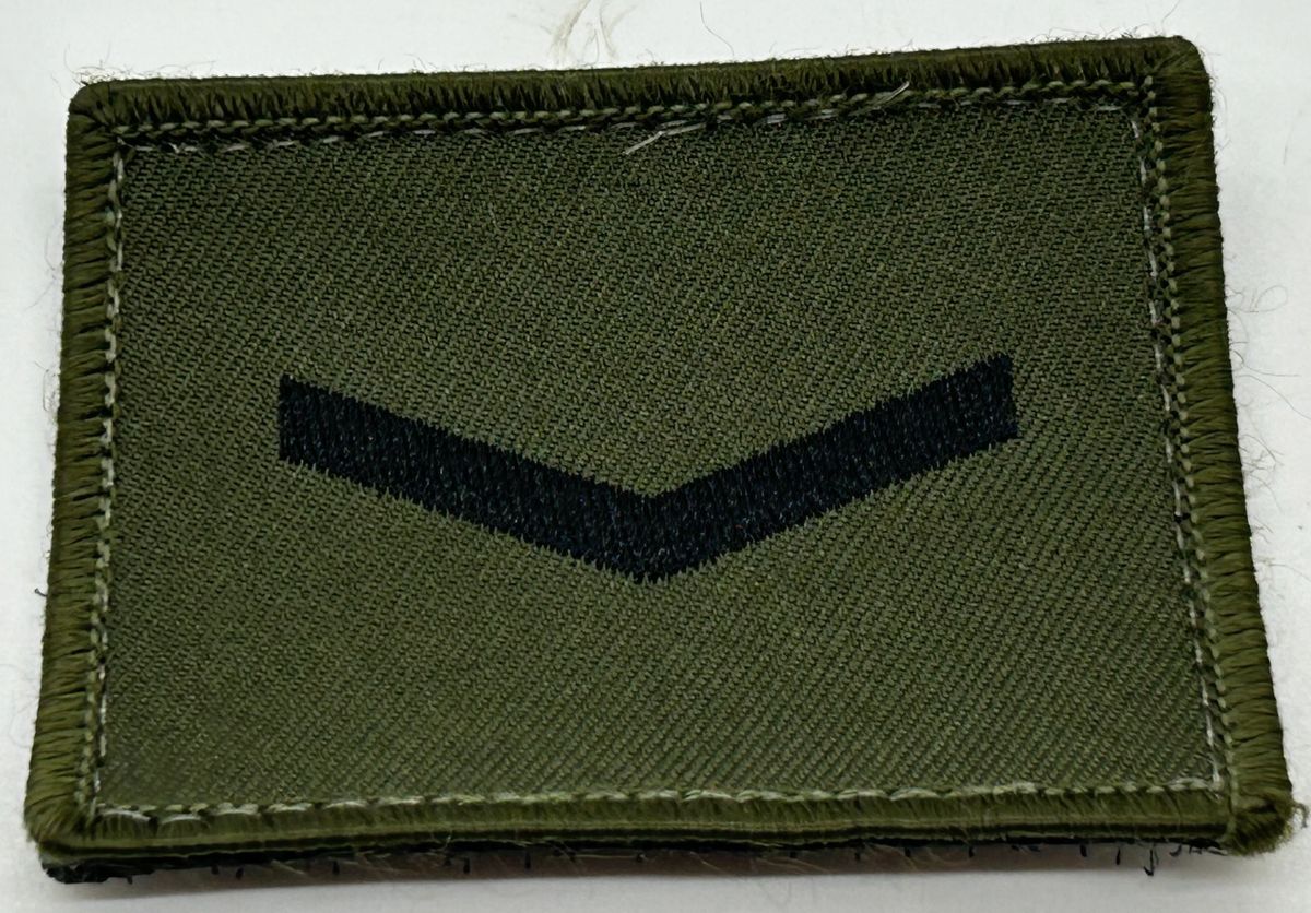 British Military Issue Lance Corporal Velcro Rank Fabric Patch