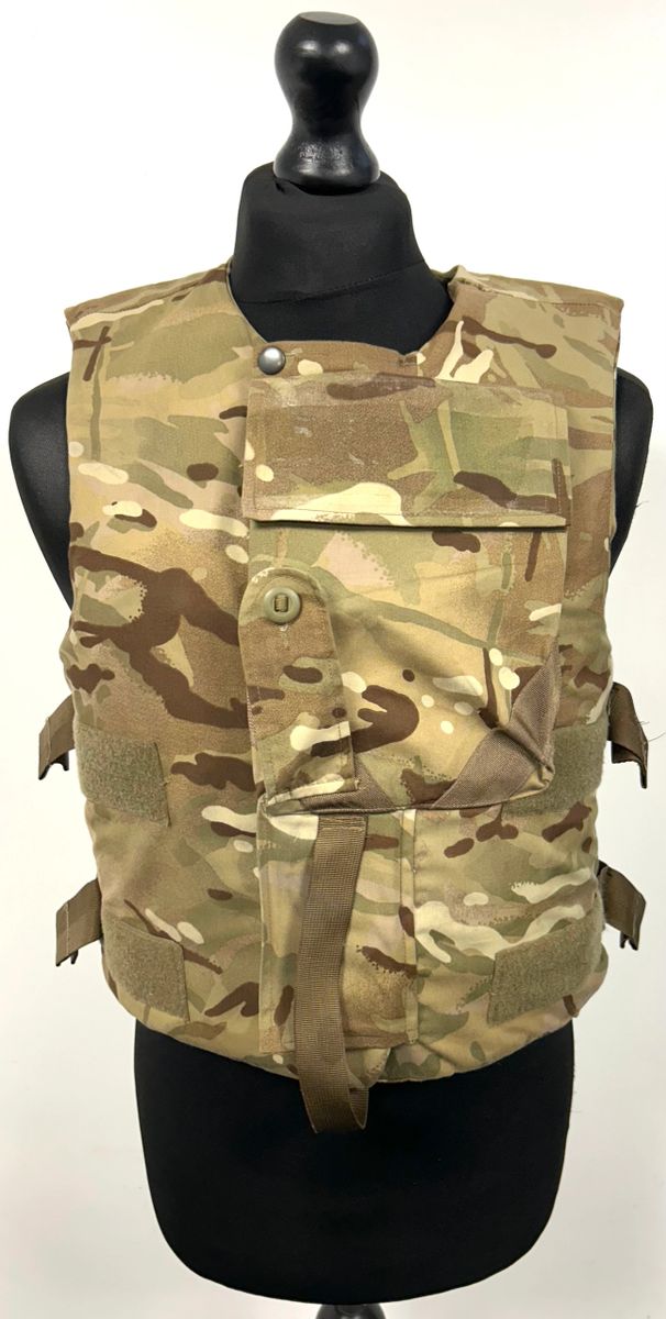 British Military MTP Combat Body Armour CBA Flak Vest with Soft Armour