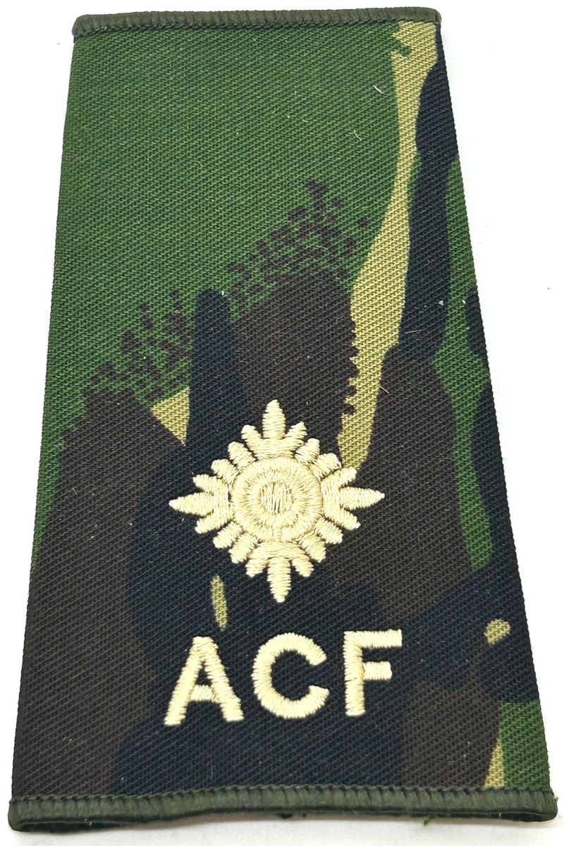 British Military Issue Second Lieutenant ACF Army Cadet Force DPM Rank ...