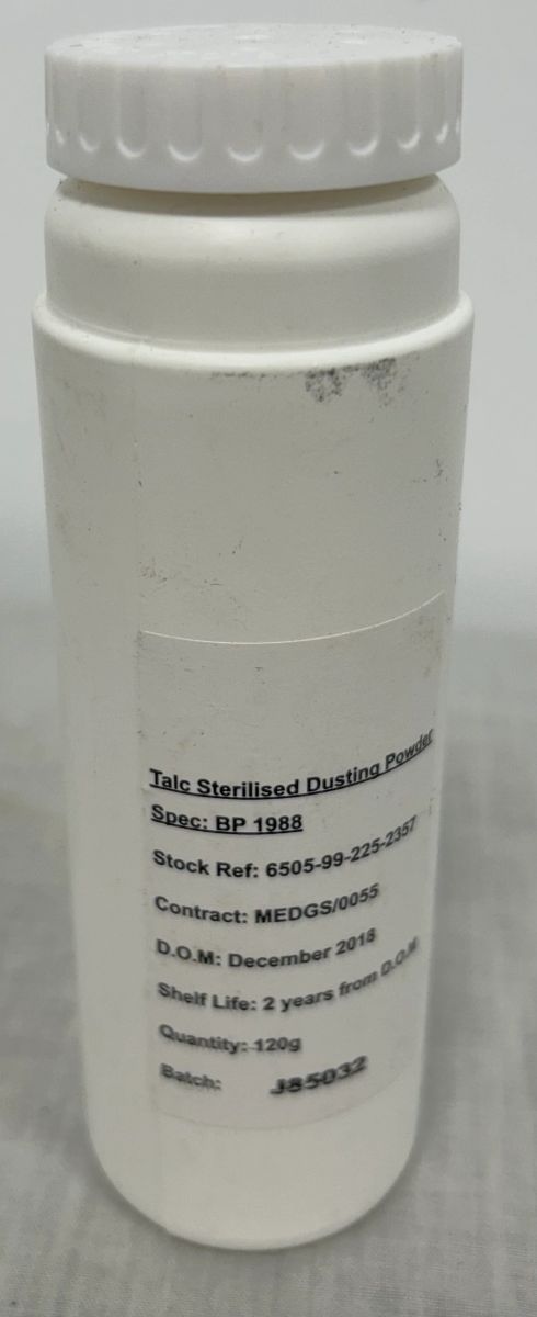 British Military Issue Talc Sterilised Dusting Powder