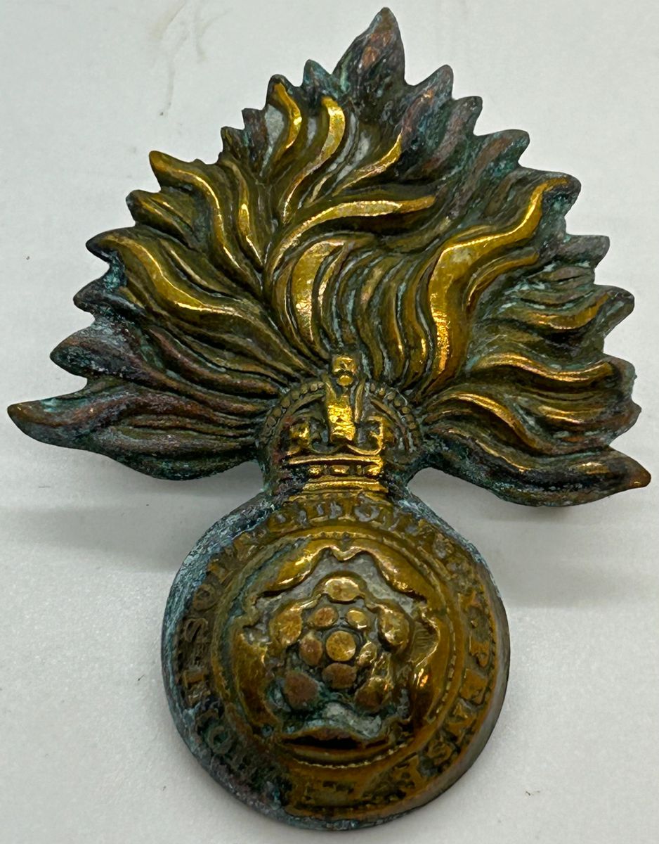 British Military Issue Royal Fusiliers Cap Badge