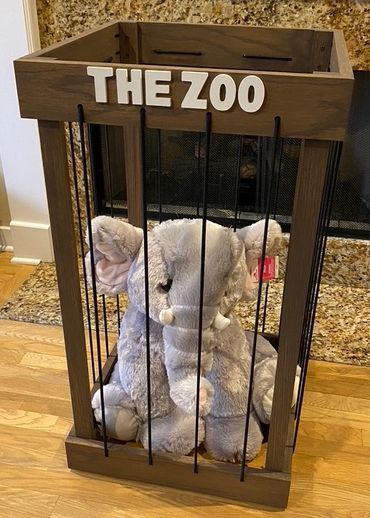 A custom animal "zoo" by Gator Bill Furnishings.