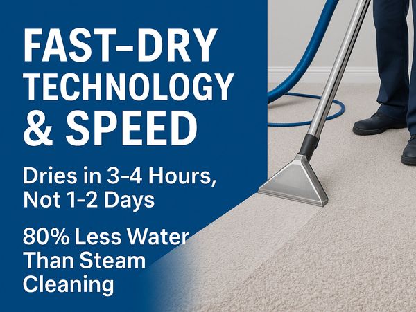 FastDry technician providing carpet cleaning in Annapolis living room