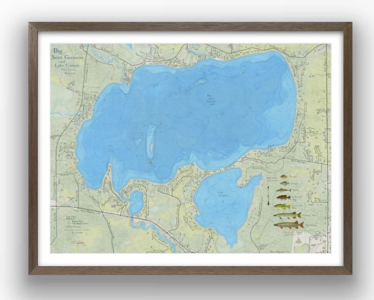 Wisconsin Lake Maps & Atlases