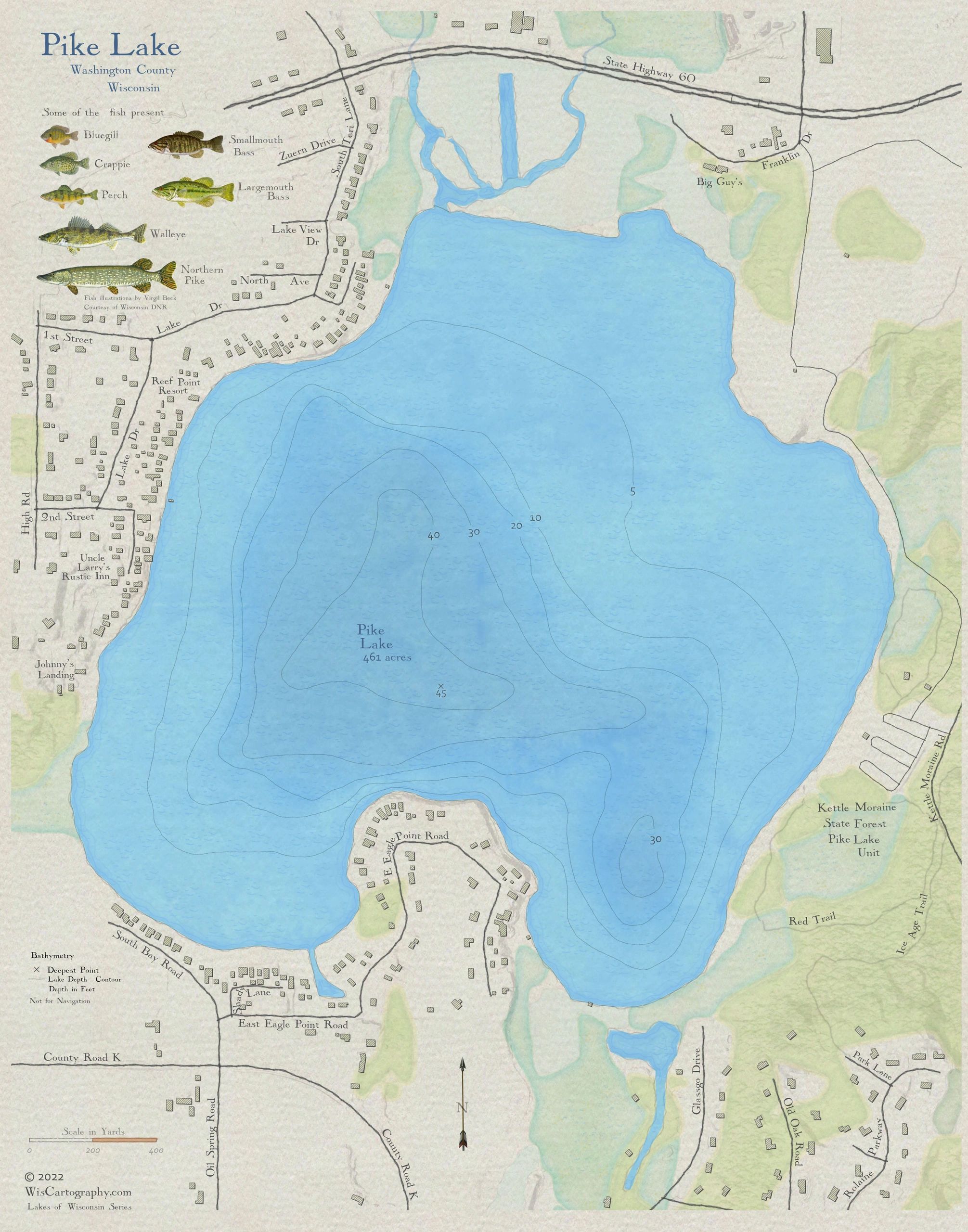 Pike Lake Trail, Wisconsin - 1,096 Reviews, Map