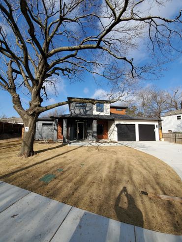 Bishop Arts Dallas TX Contemporary New Home Build Front