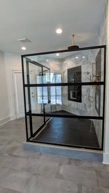 Modern style bathroom