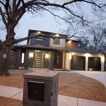 Bishop Arts Dallas TX Contemporary New Home Build