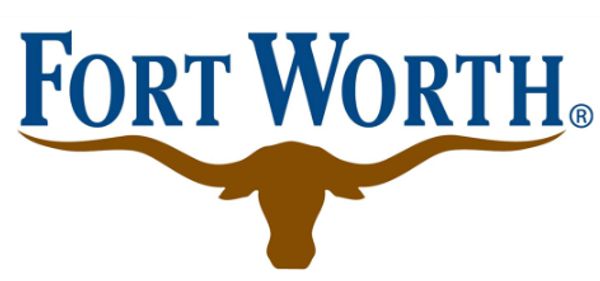 Fort Worth logo with longhorn silhouette beneath the text.