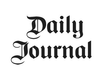 Logo of Daily Journal in blackletter font.
