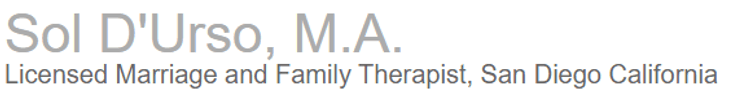 ol D'Urso, M.A. Licensed Marriage and Family Therapist, San Diego