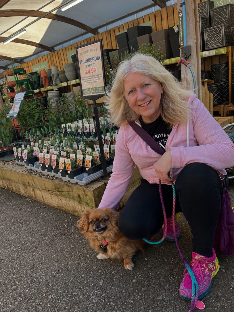 Sue Ashforth with Ruby 
