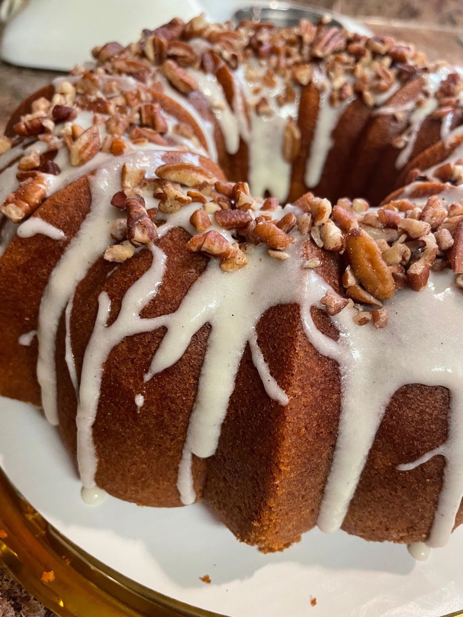 sweet potato pound cake with cake mix