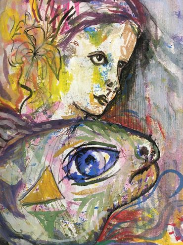 Inks , pencil, watercolours on paper 