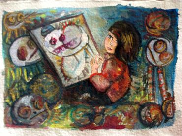 Watercolour and Ink 