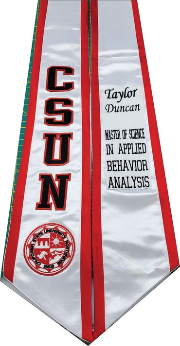 Another Graduate needs a sash for his graduation ceremony. Completed it on time.