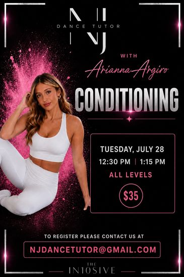 Dance conditioning class with Arianna Argiro on July 28.