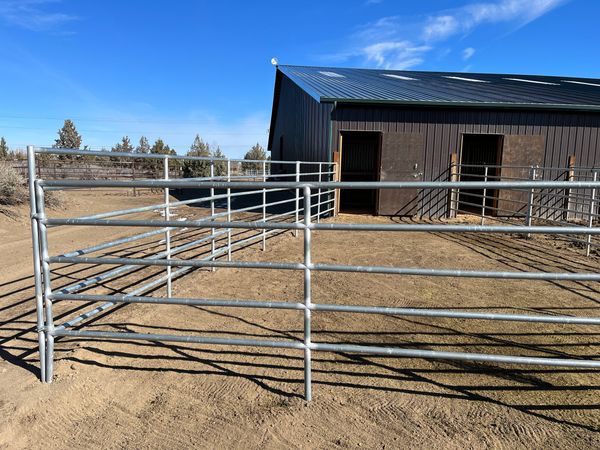 Paddock on the south side of the big barn.