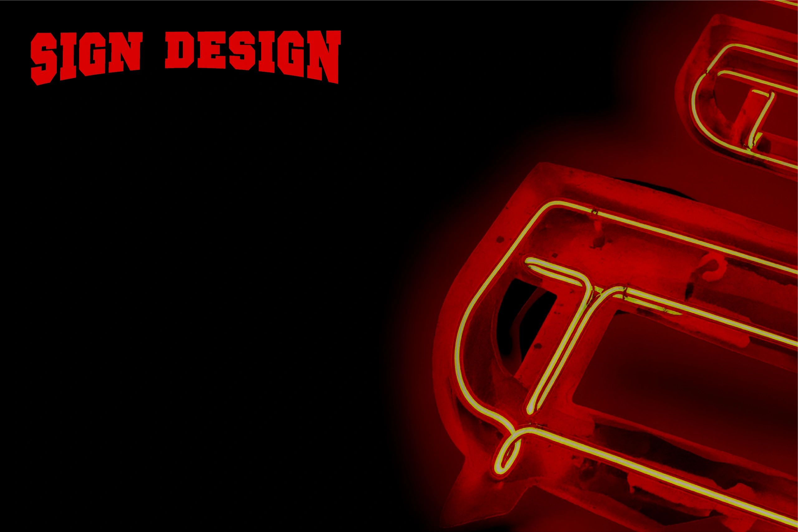 Sign Design studio plate
