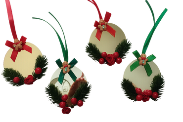 Mirror Christmas Baubles