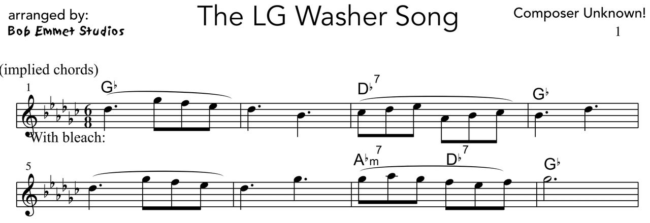 LG Washer Song: Sublime Spin-Cycle Sonata or Opus of Oppression?