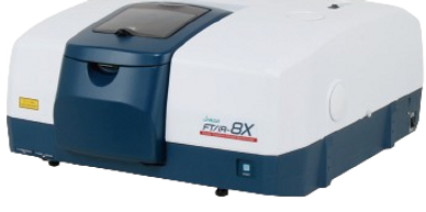 FTIR-8X spectrometer for material analysis.