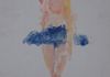 Ballerina, watercolor  16'' x 20''