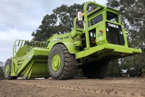 Terex Ts14B scraper Available for hire in Victoria. 