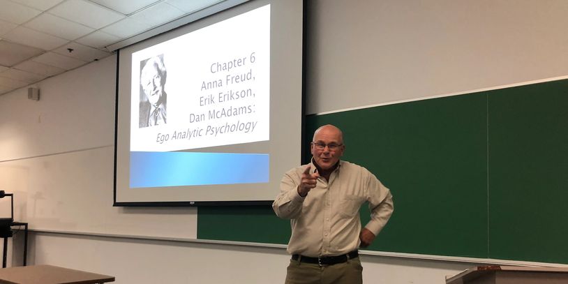 Dr. Waehler teaching at The University of Akron