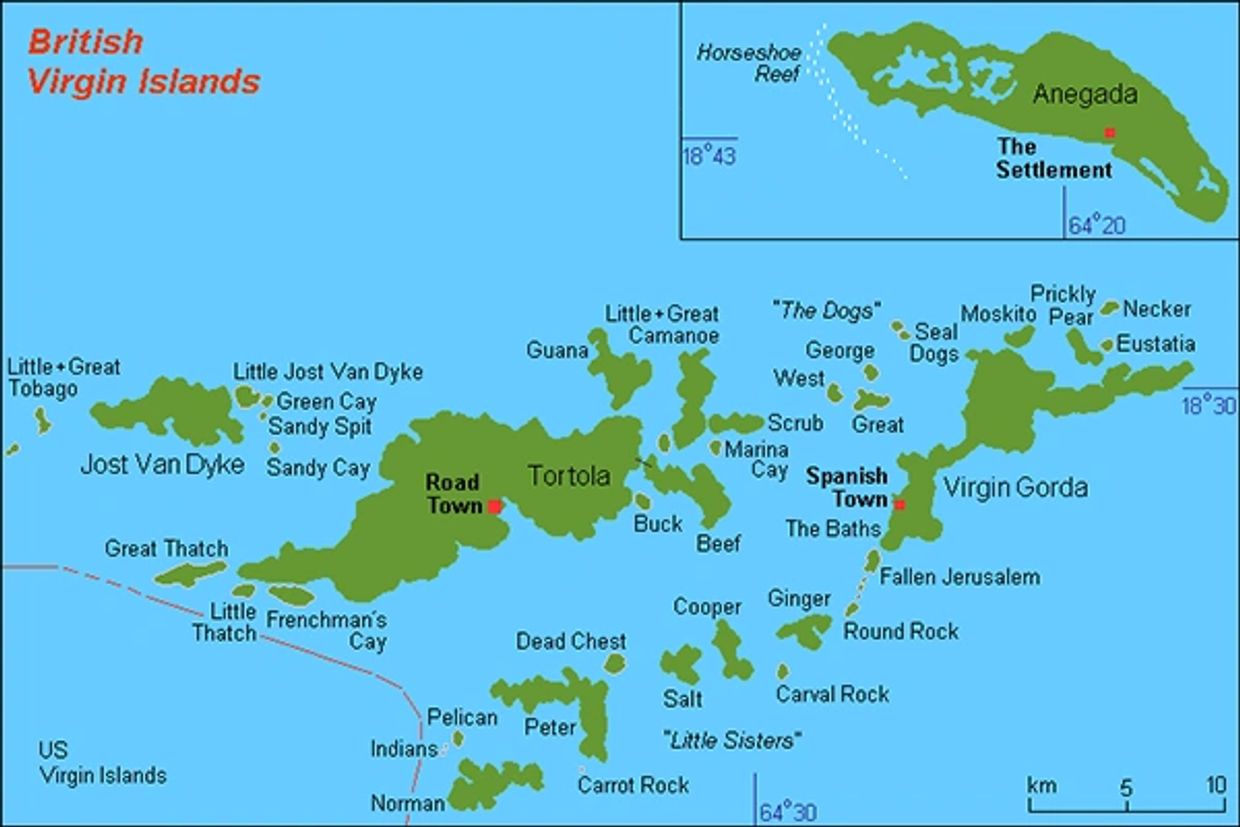 BVI Map