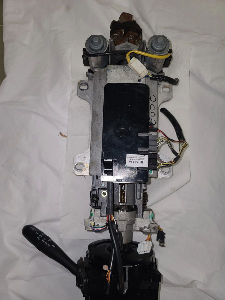 Steering column complete. Clockspring and multifunction switch in