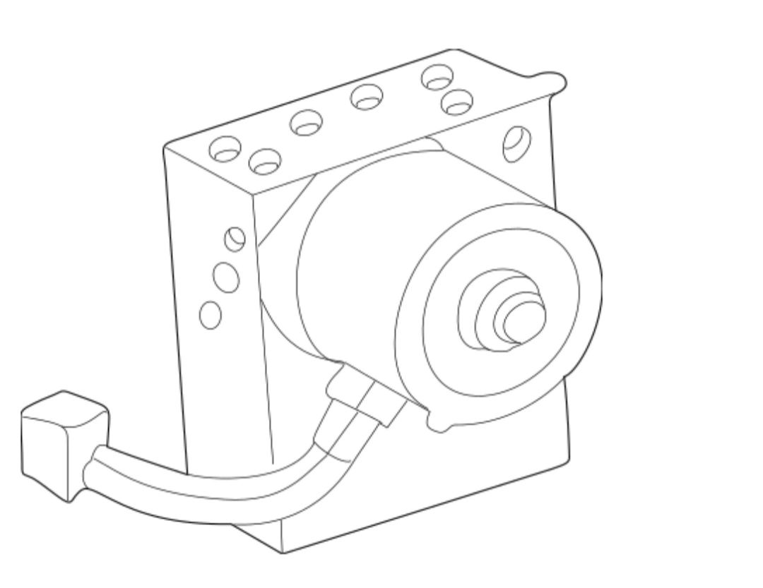 ABS Pump Assembly Used