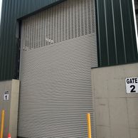 industrial  grade slat coiling torsion spring rolling steel overhead service door  service door . 
