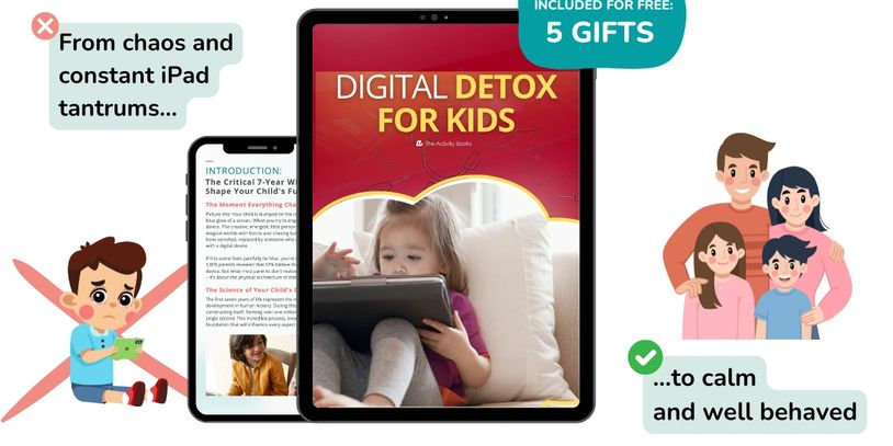Digital detox for kids transforms iPad tantrums into calm and well-behaved moments.