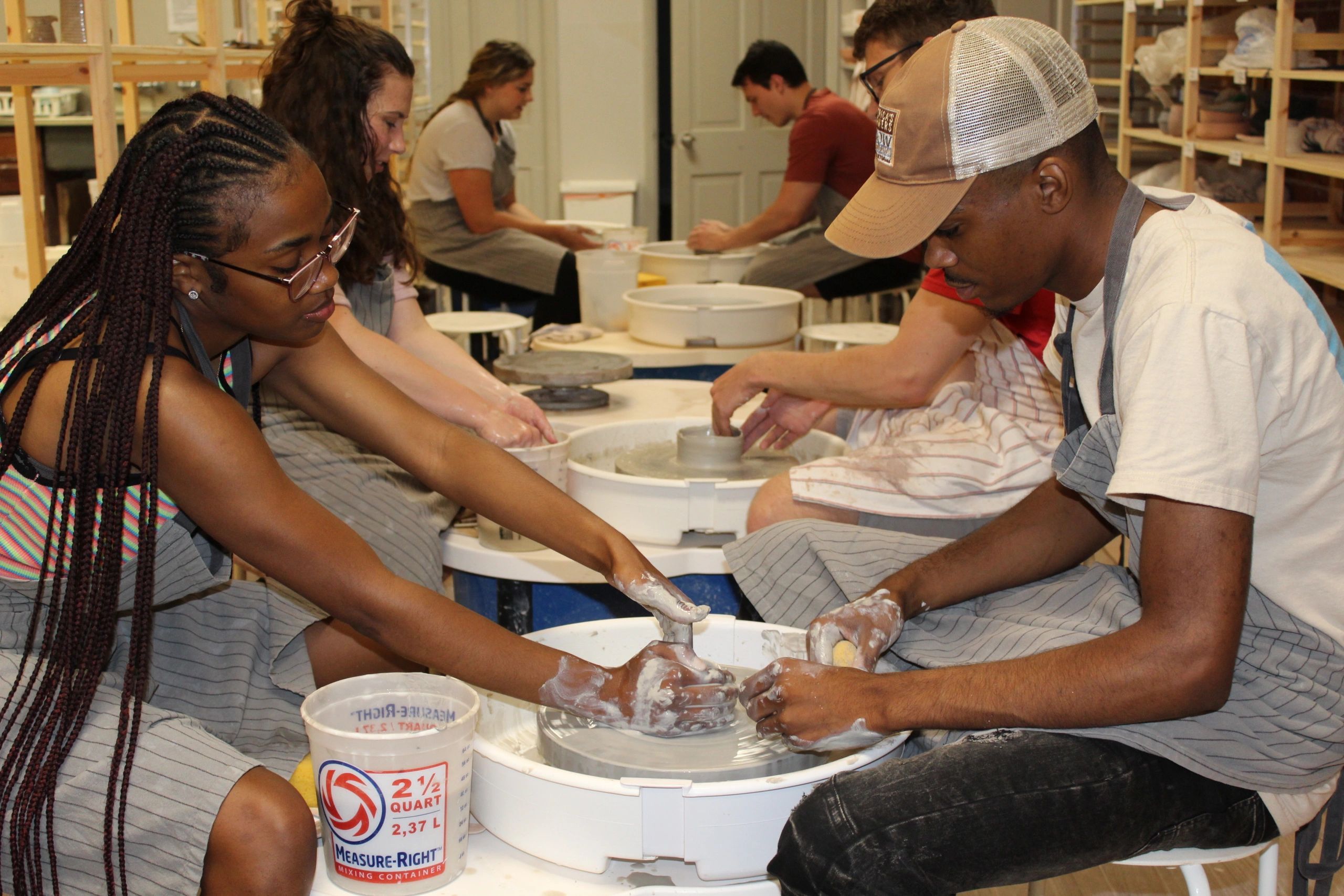 South Broadway Art Project - Date Night, Pottery Wheel, Pottery