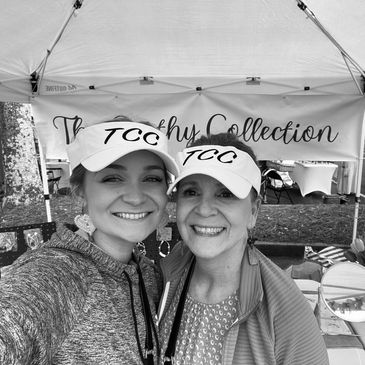 Mother daughter team who are the Founders of 'The Carthy Collection' at a local event!