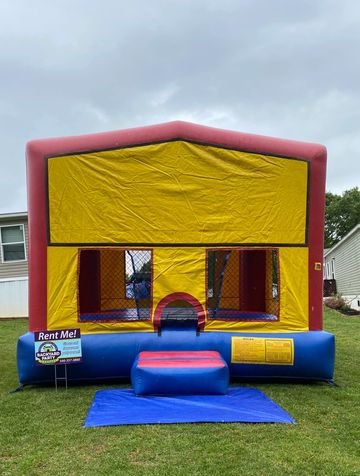 Inflatable play area providing Party rentals Gelblaster rentals