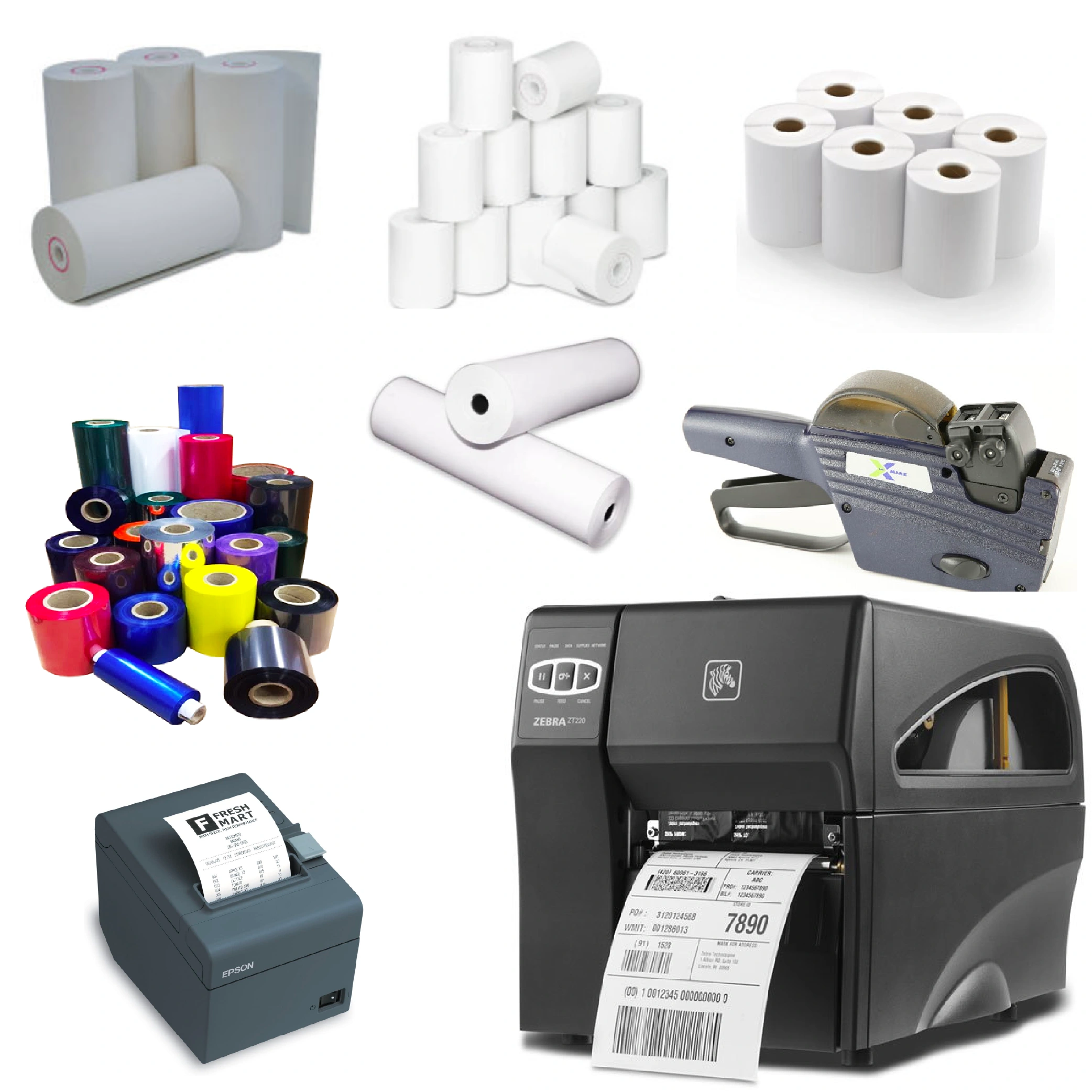 6,000 labels Red//Yellow Sale Price 8 Rolls, 750 Labels//Roll XLPRO II Amram 2 Line Price Labels Towa 2-Line Labelers. X-Mark TXM21-86 Use with AM2800