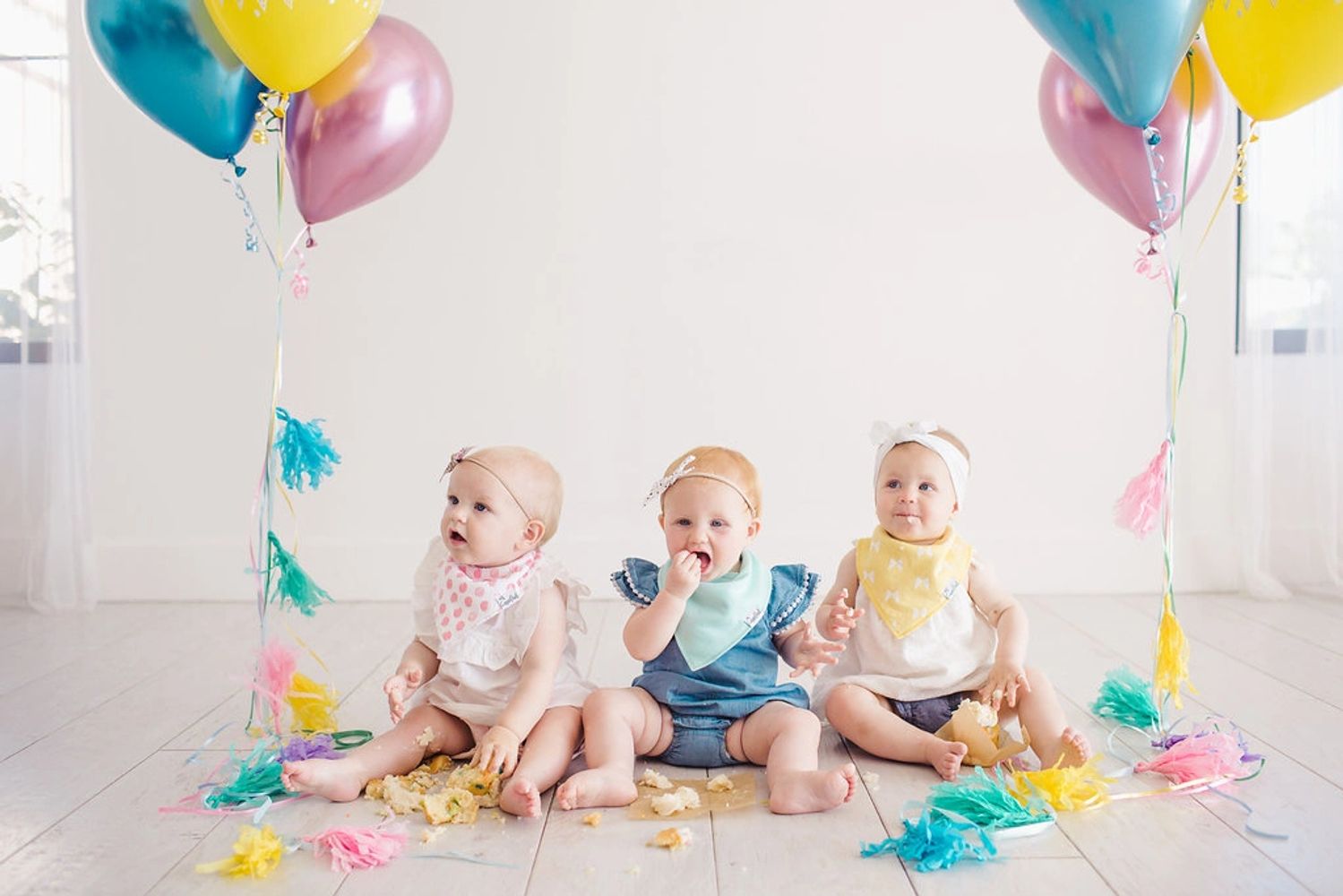 Copper Pearl Bandana Bib Sets
