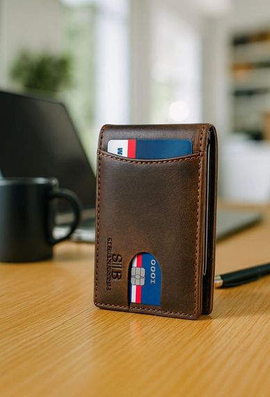  SERMAN BRANDS RFID Blocking Slim Bifold Wallet
